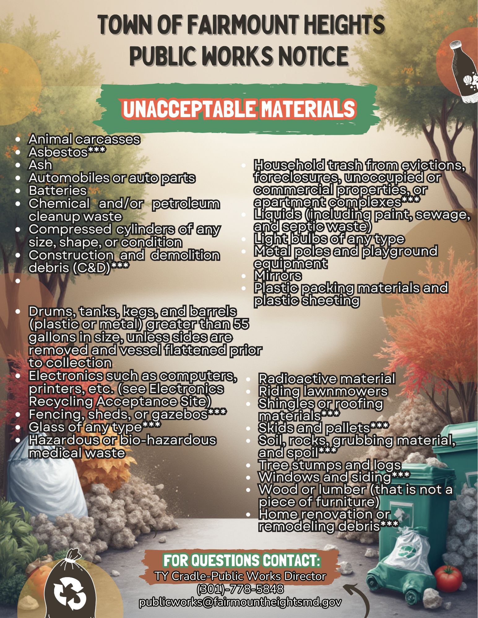 FH Public Works Collection Notice V3