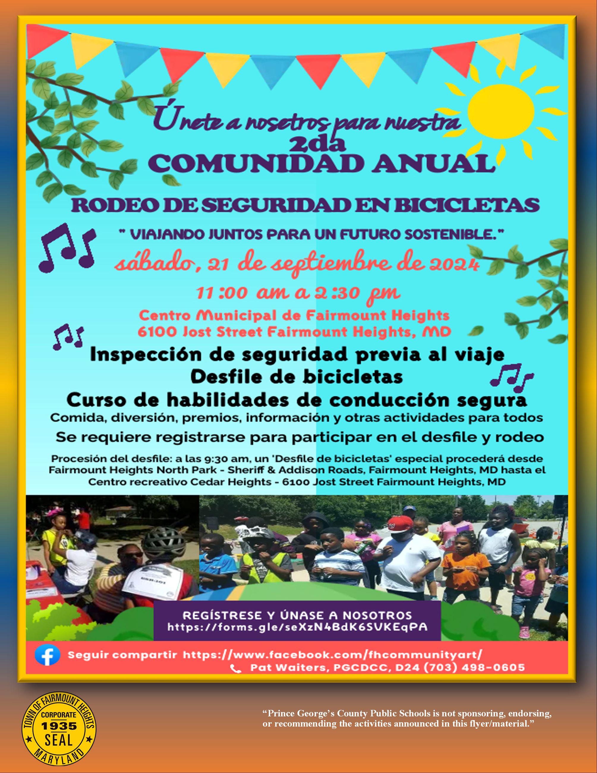 2nd Annual Community Bicycle Satety Rodeo (Spanish)